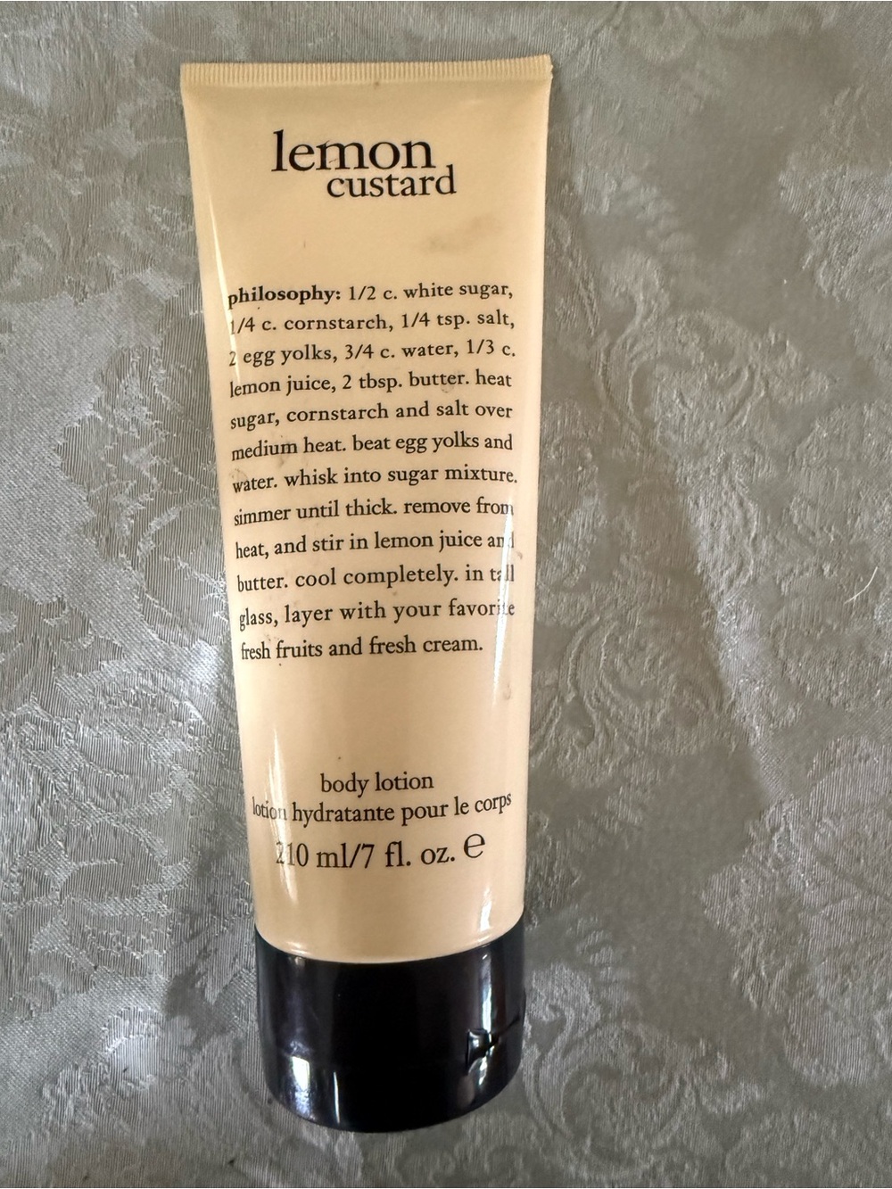 Philosophy LEMON CUSTARD Body Lotion 7 oz Bottle sealed brand new